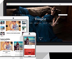 Plantillas WordPress para revistas: Tempest