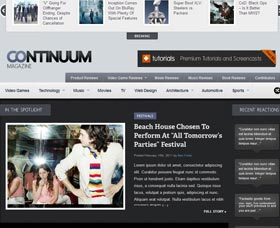 Plantillas para blog WordPress: Continuum