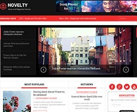 Temas WordPress para noticias y revistas Novelti