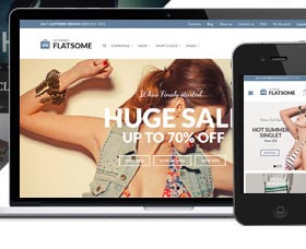 Temas WordPress para tiendas online Flat