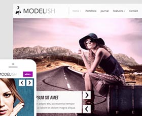 Temas de WordPress para fotografía: Modelish