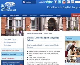 Academias de inglés en Londres: St Giles International London Central