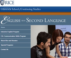 Escuela de inglés en Texas: Rice University ESL