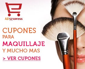 cupones aliexpress maquillaje descuento