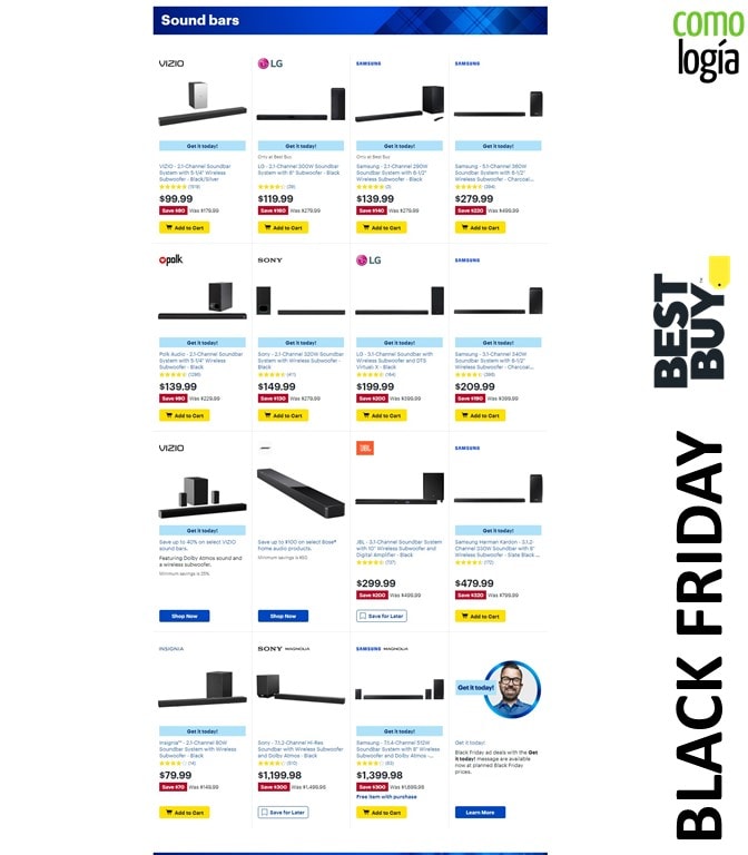 Best Buy Viernes Negro 2020 Lista de ofertas Black Friday + FOLLETO