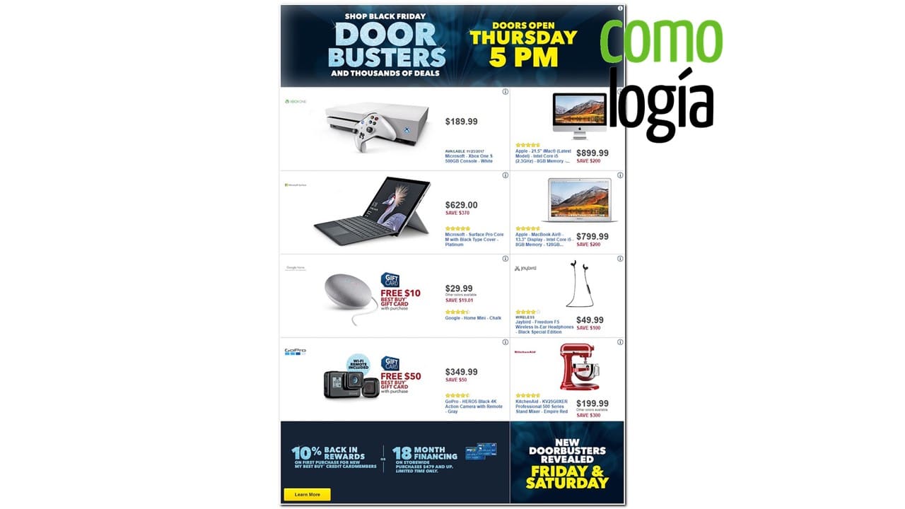 Best Buy Viernes Negro 2018 Lista de ofertas Black Friday + FOLLETO