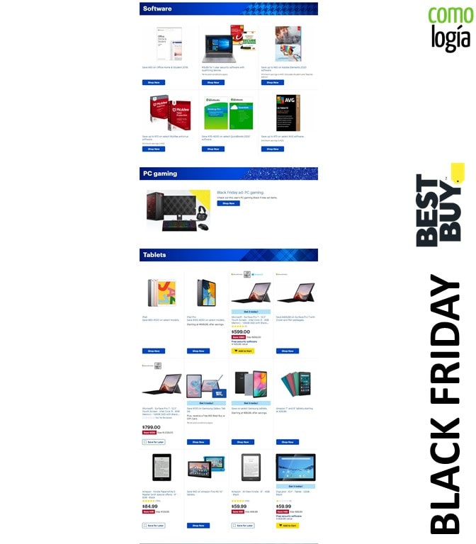 Best Buy Viernes Negro 2020 Lista de ofertas Black Friday + FOLLETO