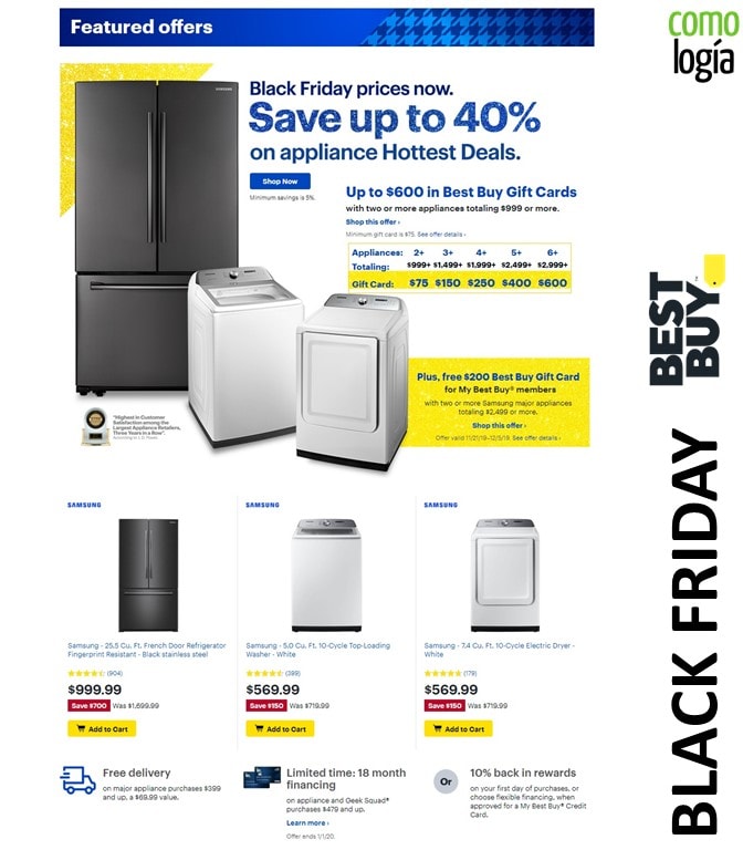 Best Buy Viernes Negro 2020 Lista de ofertas Black Friday + FOLLETO