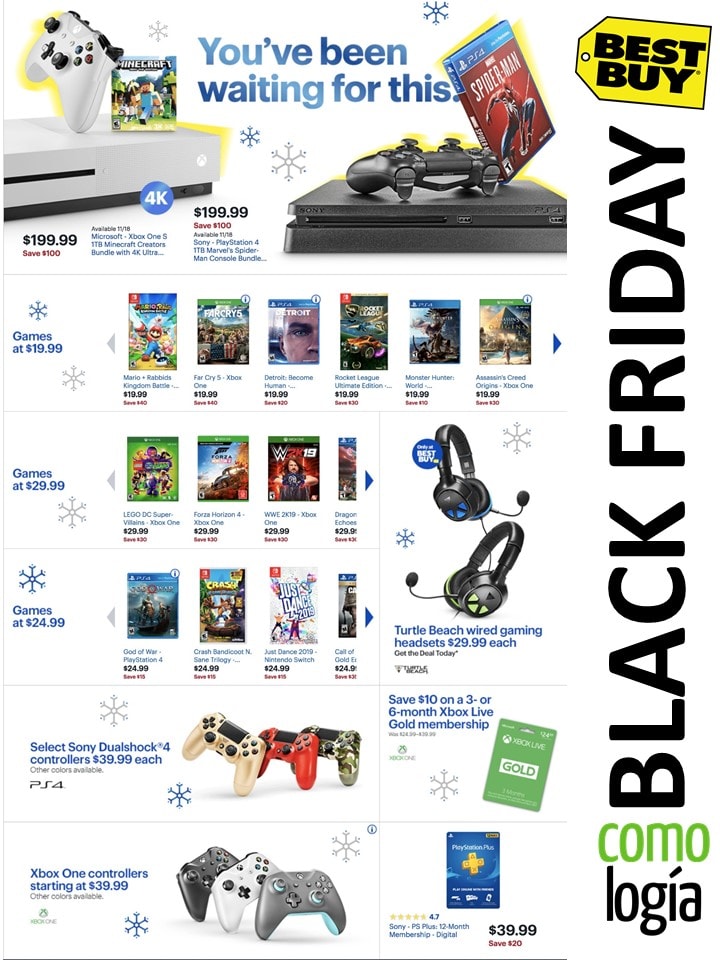 Best Buy Viernes Negro 2019 Lista de ofertas Black Friday + FOLLETO
