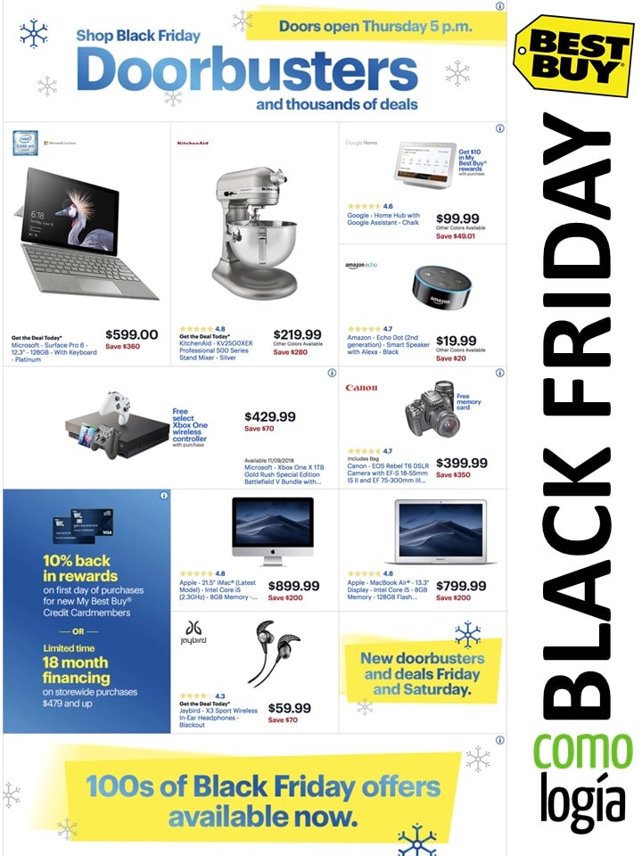 Best Buy Viernes Negro 2019 Lista de ofertas Black Friday + FOLLETO