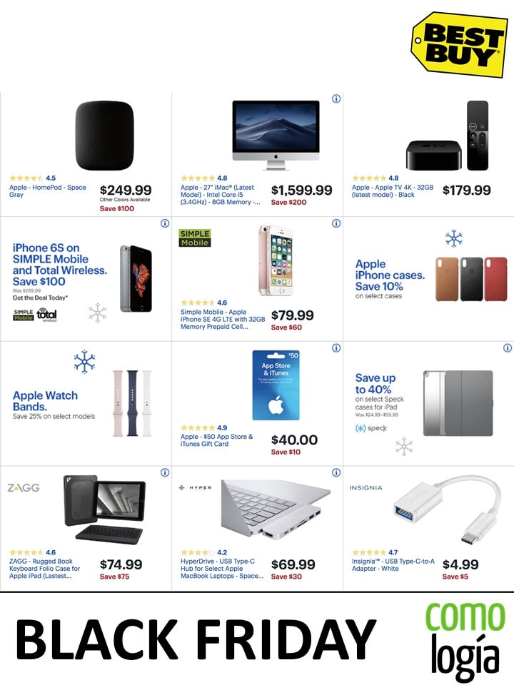 Best Buy Viernes Negro 2019 Lista de ofertas Black Friday + FOLLETO