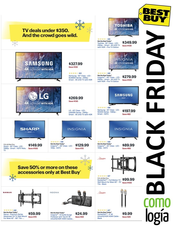 Best Buy Viernes Negro 2019 Lista de ofertas Black Friday + FOLLETO