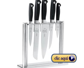 Regalos para hombres: set de cuchillos profesional