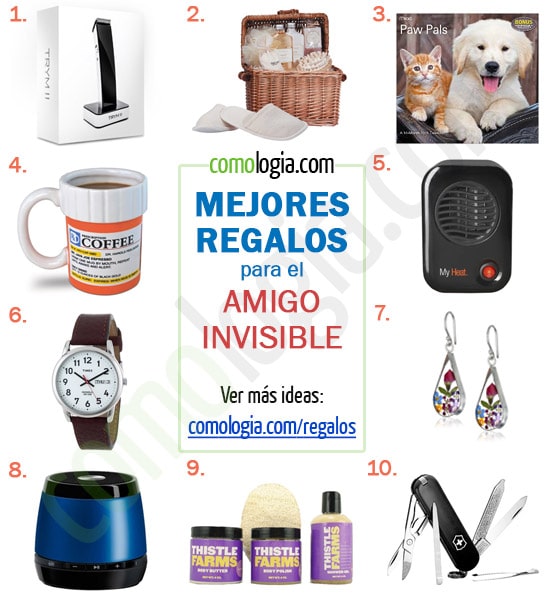 mejores regalos amigo invisible