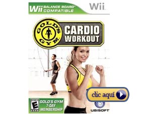 Videojuegos para perder peso: Gold’s Gym Cardio Workout (Wii)