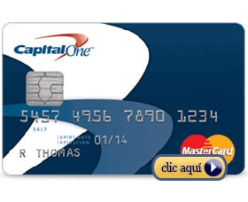 Tarjetas de crédito para personas con mal crédito: Capital One MasterCard asegurada