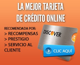 mejor tarjeta de credito online discover