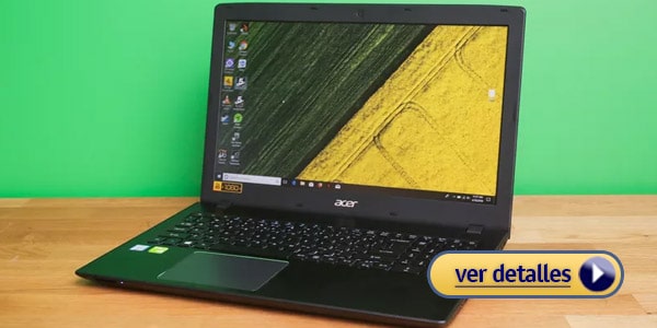 Acer Aspire E 15 laptop barata buena bateria
