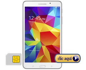 Mejor tablet Android con tarjeta SIM: Samsung Galaxy Tab 4