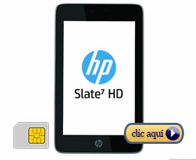 Mejor tableta con SIM barata: HP Slate 7
