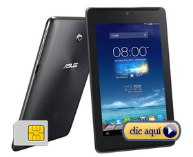 Tablets con tarjeta SIM: Asus Fonepad 7 con Doble SIM