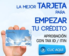 tarjeta de crédito con tax id itin