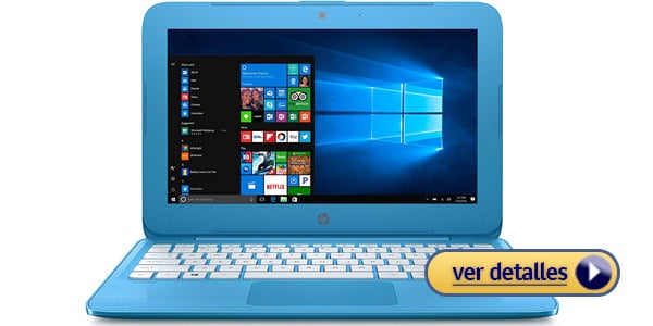 HP Stream 11 6 Laptop barata para estudiantes