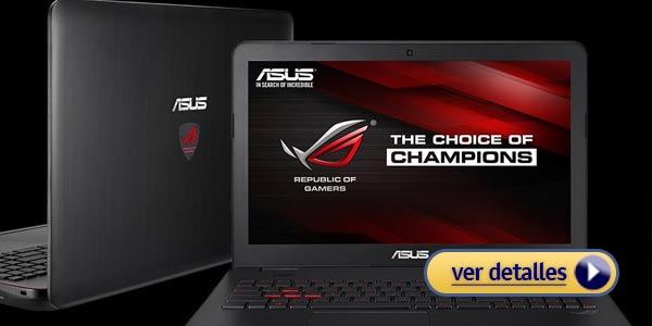 Mejores laptops para juegos por menos de 1000 Asus ROG GL551JW-DS71