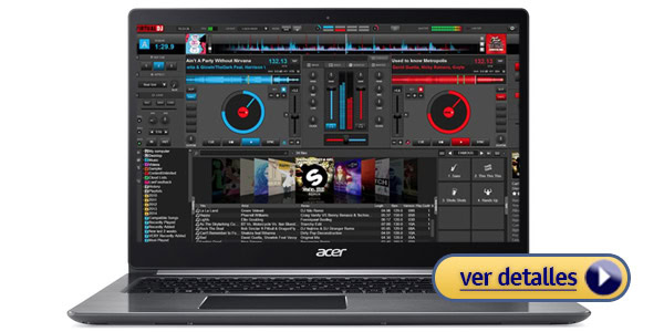 Acer Swift 3 laptop barata para DJs