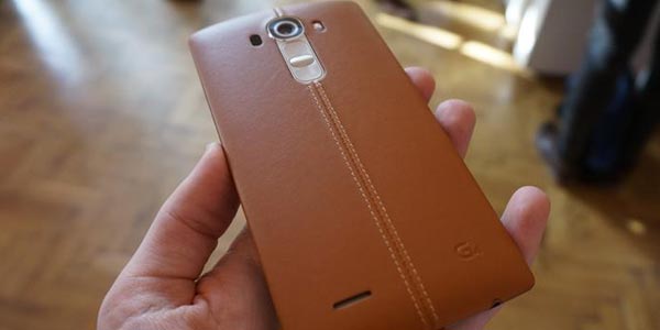 LG G4 diseño de cuero análisis review