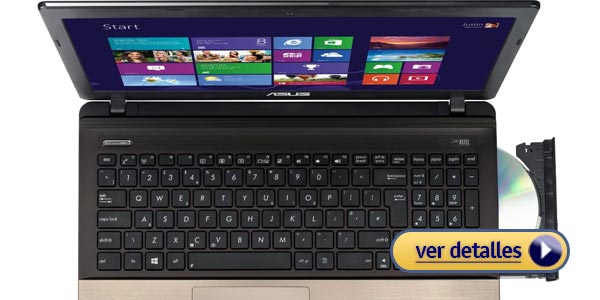 Laptops para producir música: Asus K55A