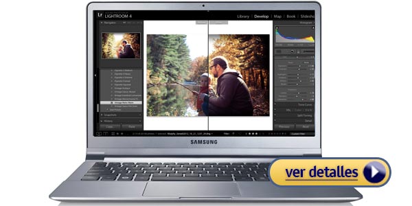 Mejores laptops para fotografía: Samsung Series 9 Ultrabook de 13 pulgadas