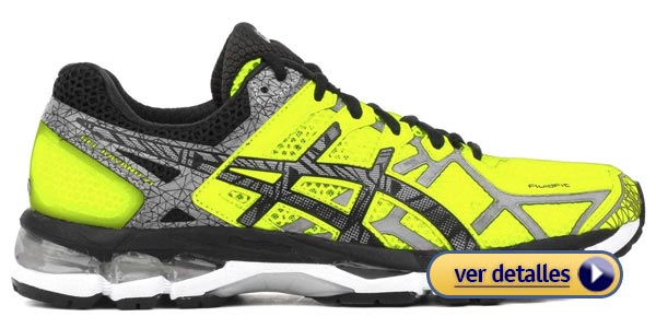 Pie plano, zapatos recomendados: Kayano 21 de Asics 