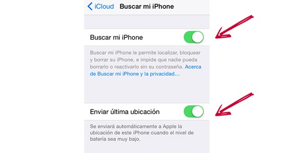 Si Buscar mi iPhone está activado en el dispositivo perdido