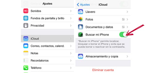 Buscar mi iPhone sin batería