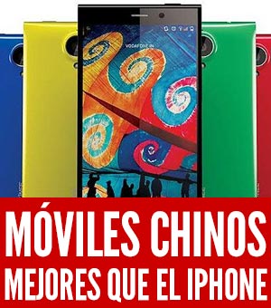 moviles chinos que se comparan con el iPhone