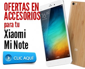 xiaomi mi note accesorios