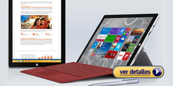 Mejores portatiles para ingenieros Microsoft Surface Pro 3