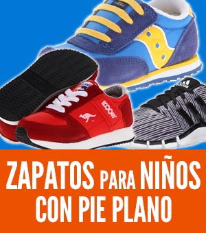 zapatos para niños con pie plano