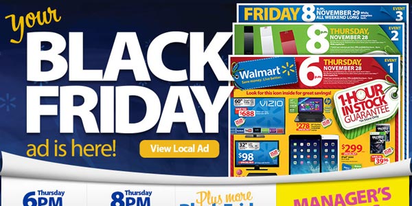 Mejores tiendas con ofertas de Black Friday: Walmart