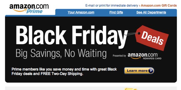 Mejores tiendas viernes negro: Amazon