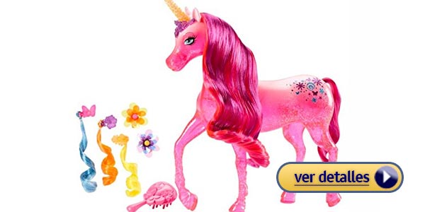 Juguetes para niñas para regalar en navidad: Unicornio rosado de la Barbie