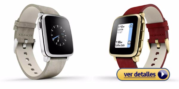 Regalos de navidad para hombres: Reloj inteligente (Smartwatch) Pebble