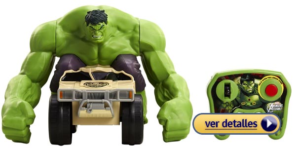 Regalos de navidad para niños: Vehículo a control remoto de Hulk