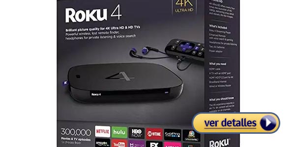 Regalos de navidad para toda la familia: Reproductor de videos Roku 4