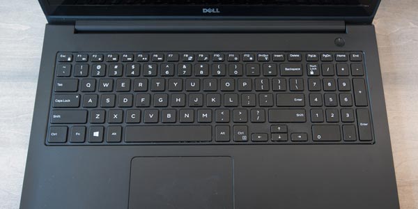 Dell Inspiron 15 5000: Teclado, touchpad y Webcam