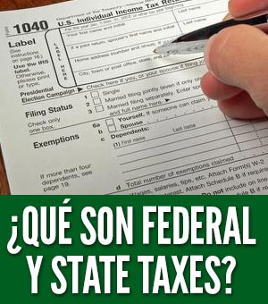 federal y state taxes