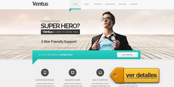 Plantillas WordPress 2016: Ventus