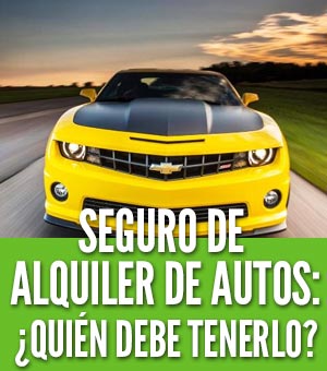 Seguro de alquiler de autos