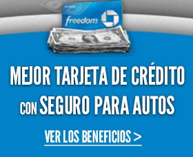 Tarjetas con seguro para autos rentados: Chase Freedom